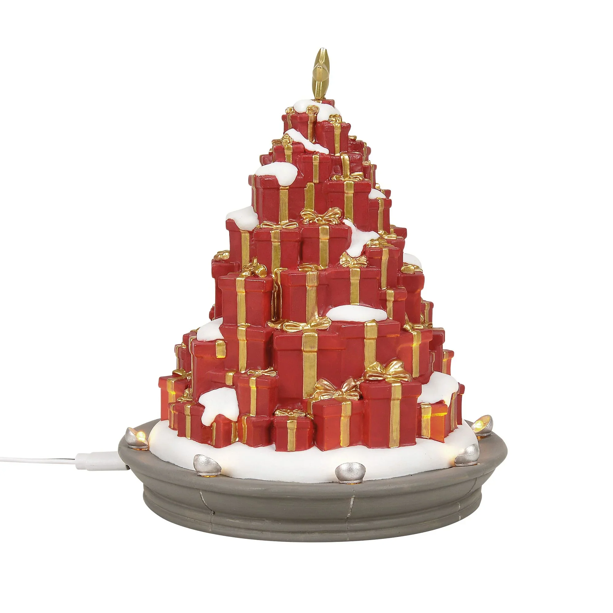Village Accessories - A Season Of Giving Tree Figurine, 6.5" - Image 4