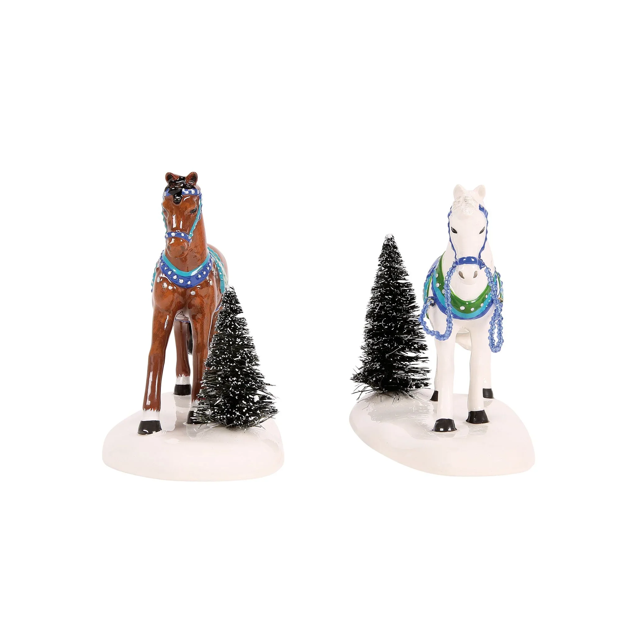 Village Accessories - Holiday Trotters Figurines, 4.13" (Set of 2)