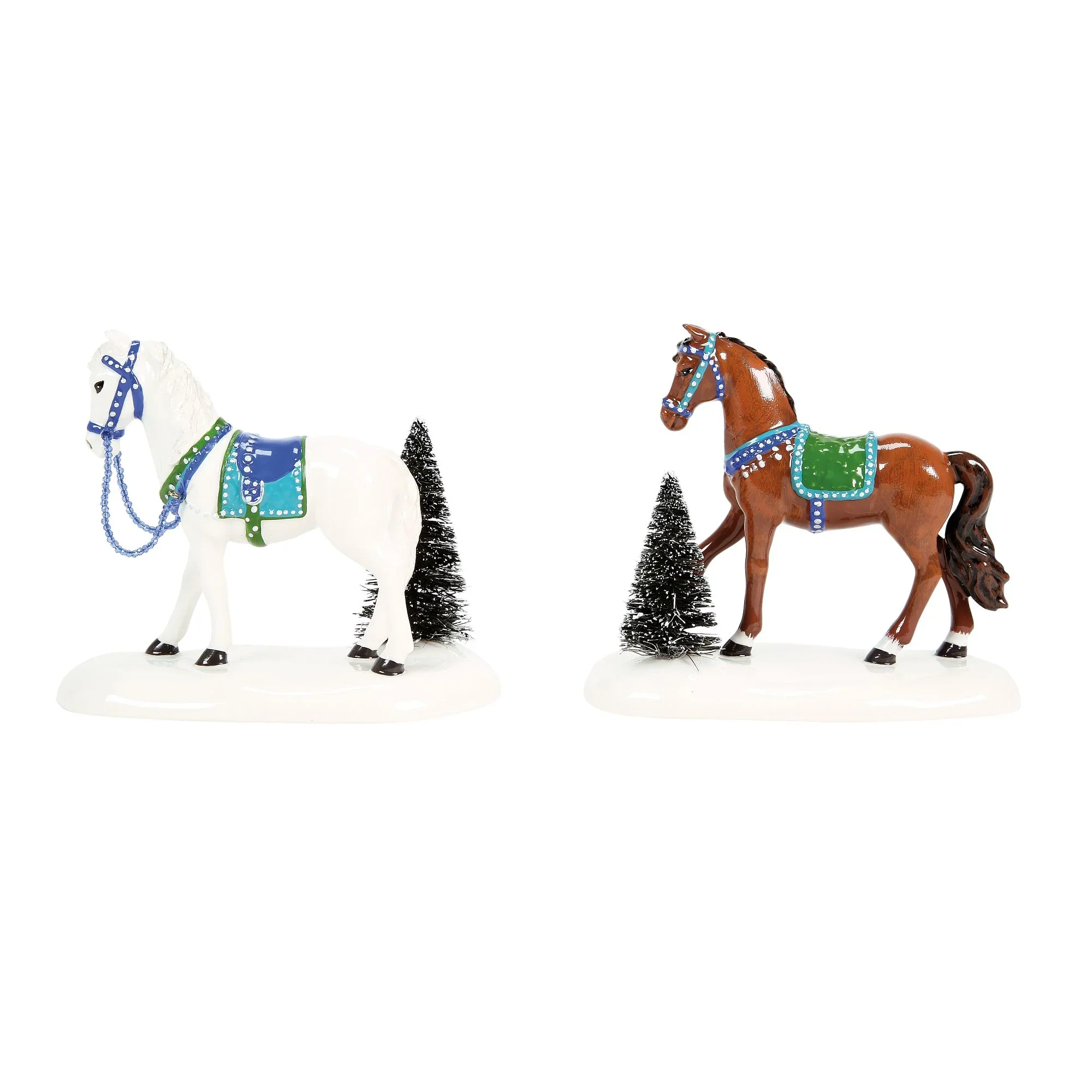 Village Accessories - Holiday Trotters Figurines, 4.13" (Set of 2) - Image 2