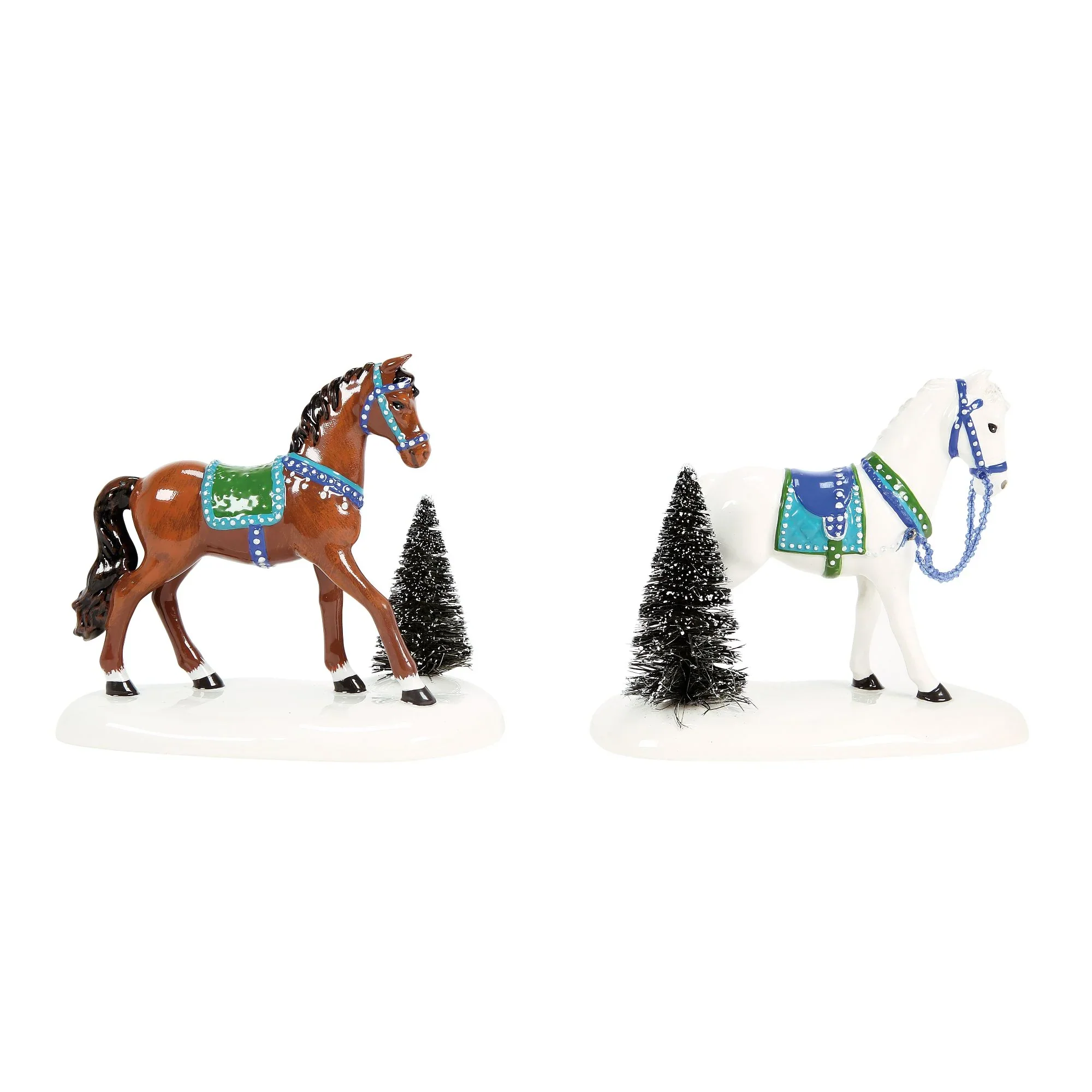 Village Accessories - Holiday Trotters Figurines, 4.13" (Set of 2) - Image 3