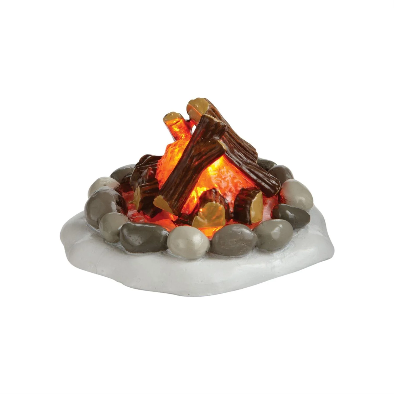 Village Accessories - Lit Fire Pit Figurine