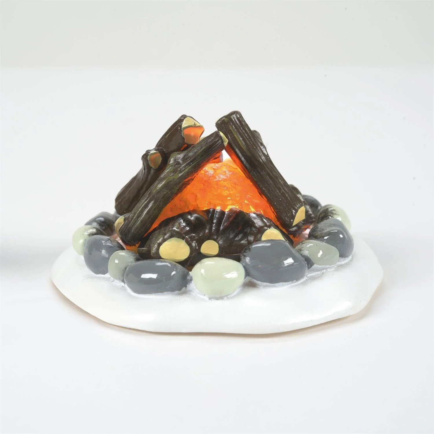 Village Accessories - Lit Fire Pit Figurine - Image 2