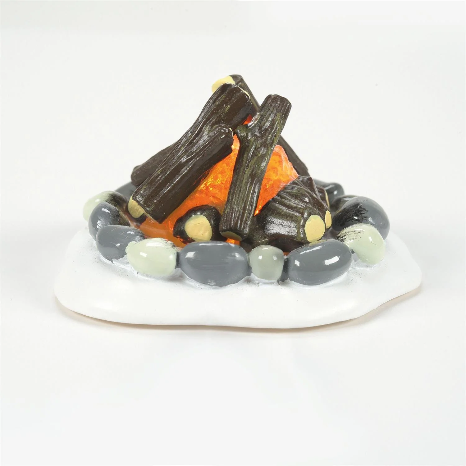 Village Accessories - Lit Fire Pit Figurine - Image 3