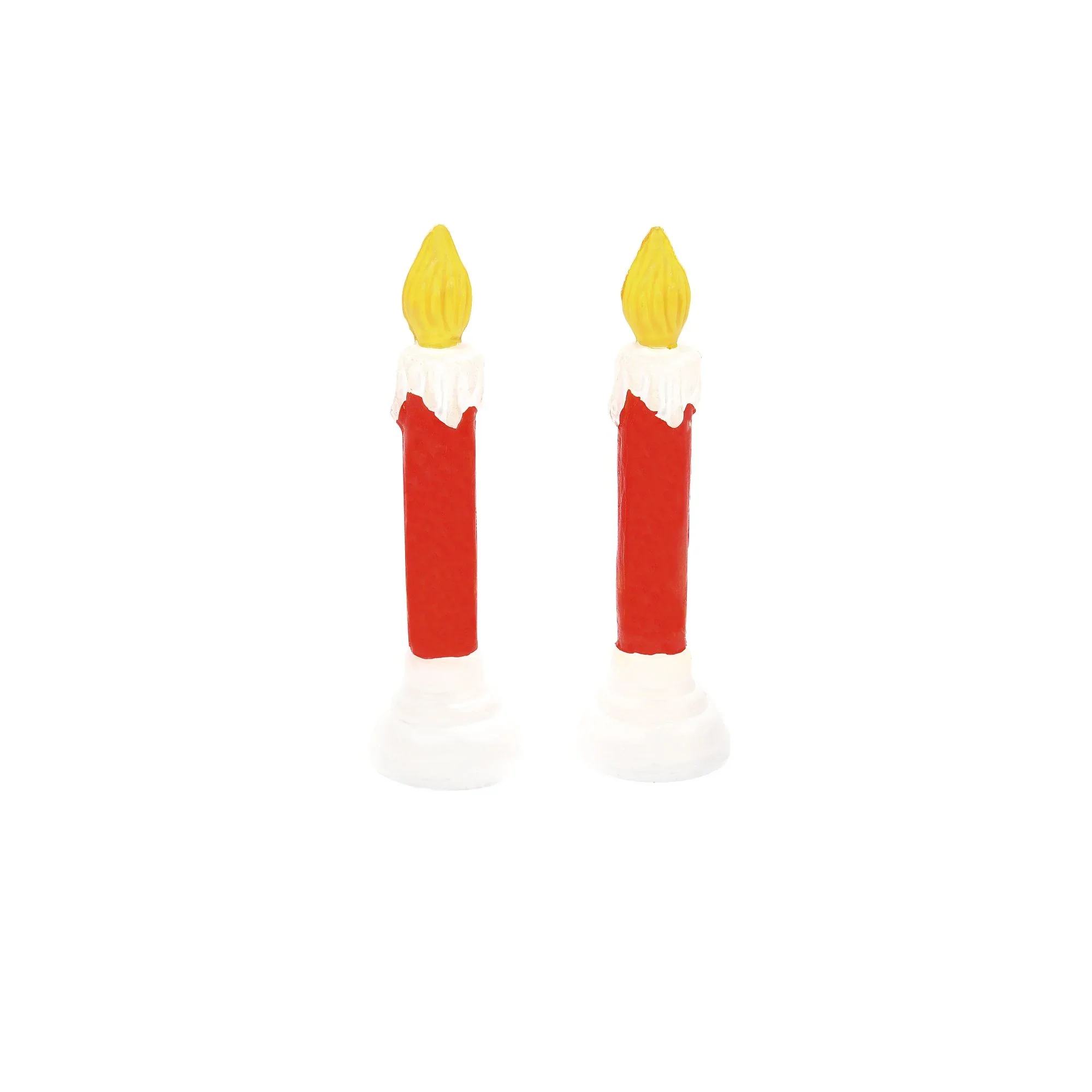 Village Accessories - "Noel" Blow Mold Candle, 2.36" (Set of 2) - Image 3
