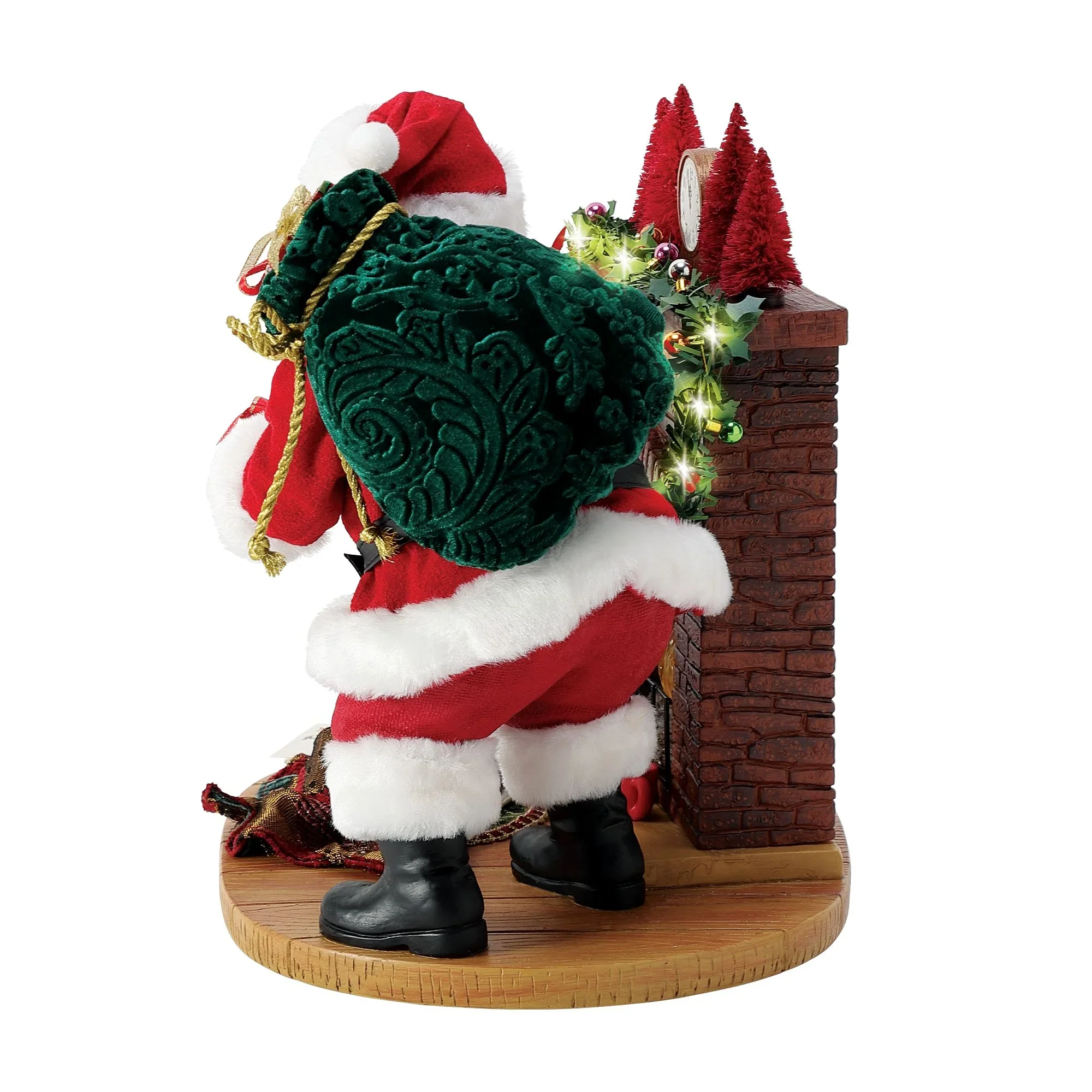 Visions of Sugar Plums Santa Figurine, 10" - Image 4