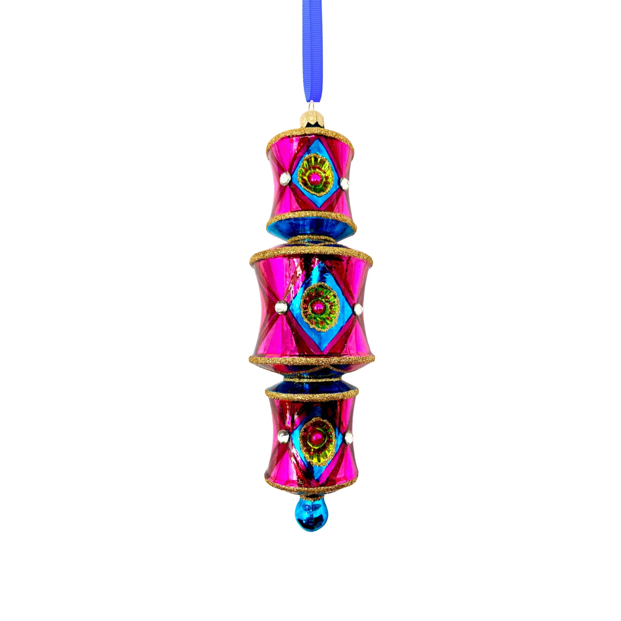 Viva Las Vegas Dazzler Glass Ornament, 8.5" - Image 2