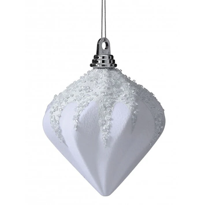 VP Flocked Onion w/Ice Ornament, 5.9" (150mm)