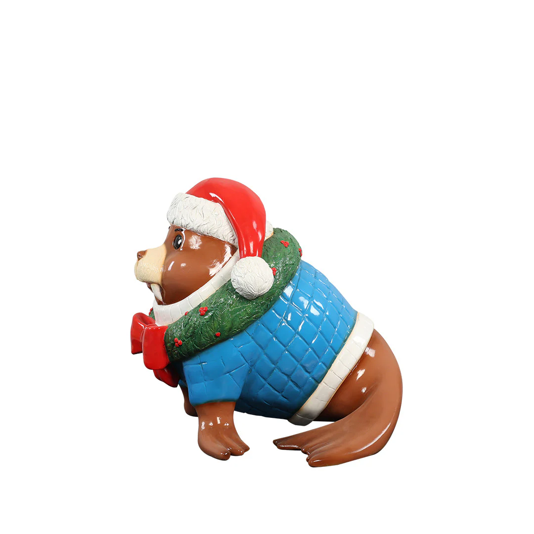 Large Fiberglass Walrus Figure, 28" - Image 4