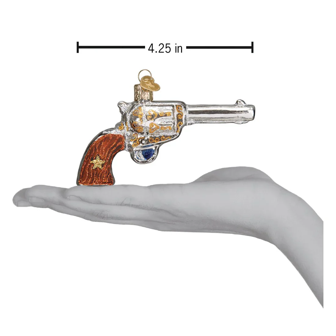 Western Revolver Ornament - Image 5