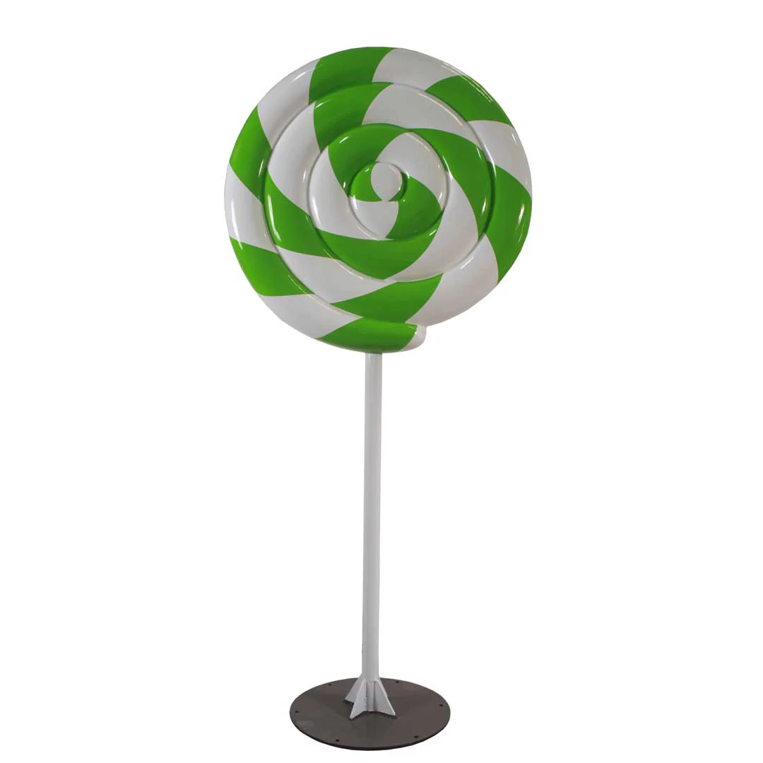 Giant Fiberglass Whirly Pop, 8Ft (Green)