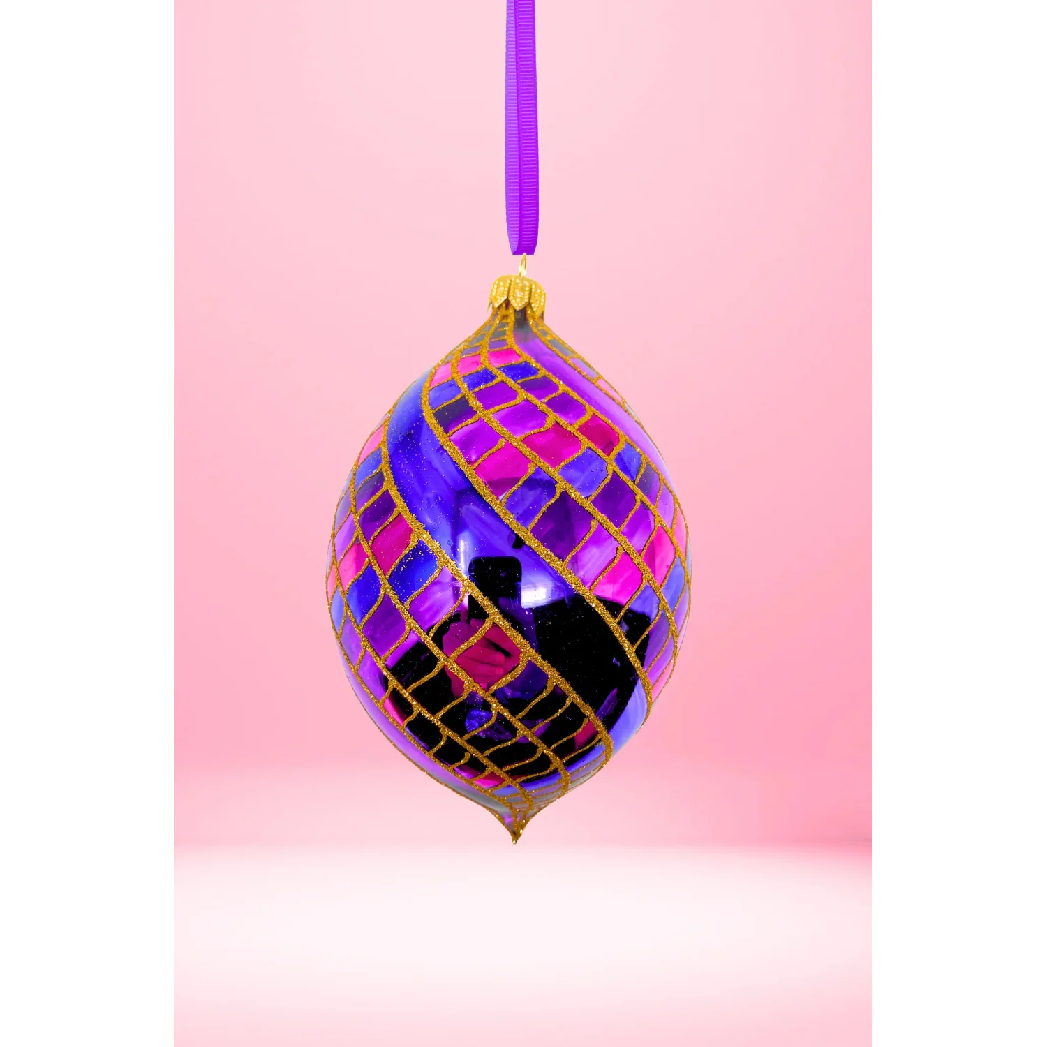 Winning Streak Spinner Glass Ornament, 7"