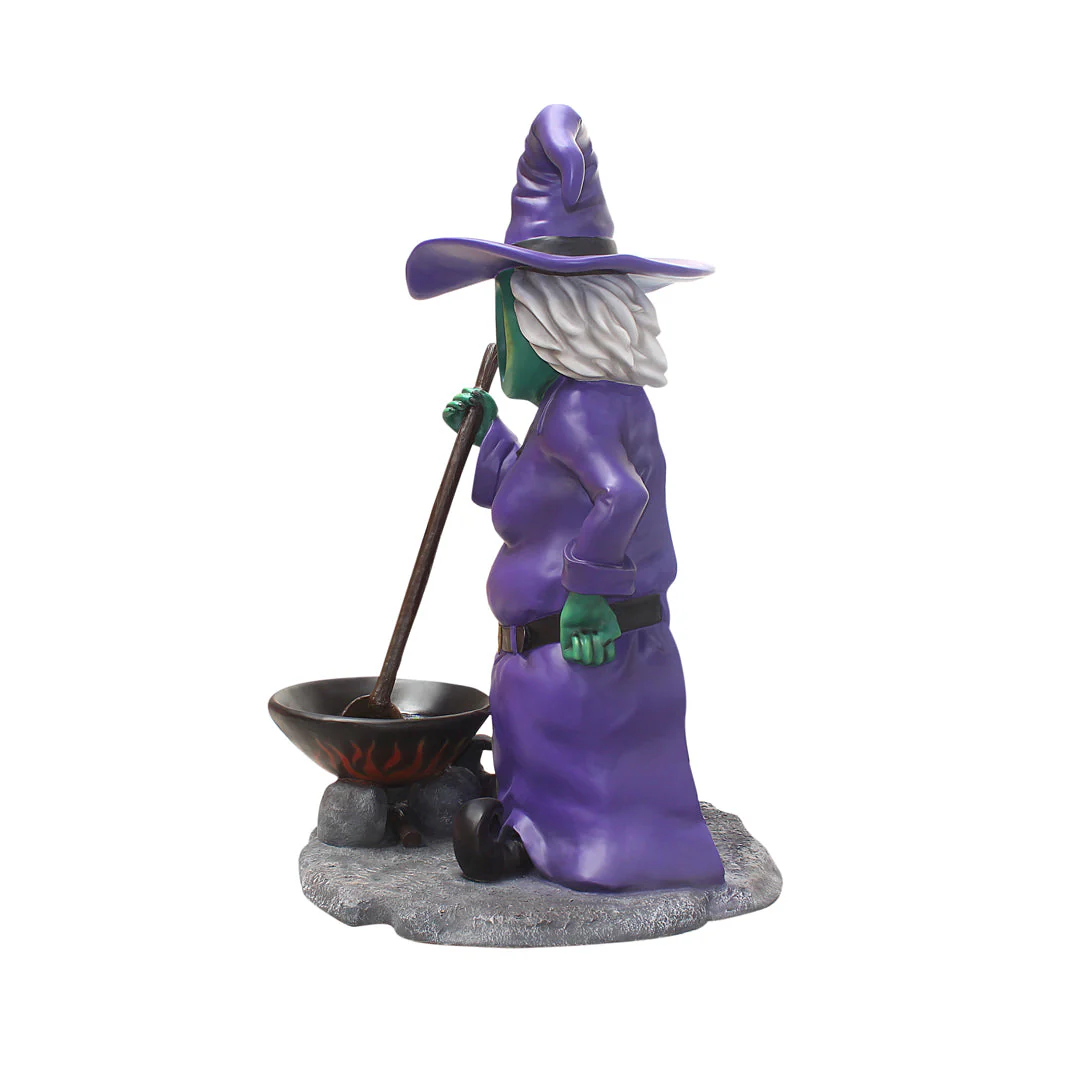 Large Fiberglass Witch Photo Op, 75" - Image 3