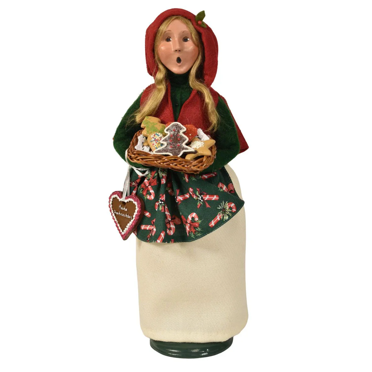 Woman Selling Cookies Caroler Figurine, 13"