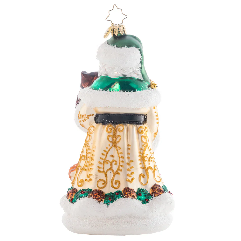 Woodland Friends Santa Ornament - Image 3