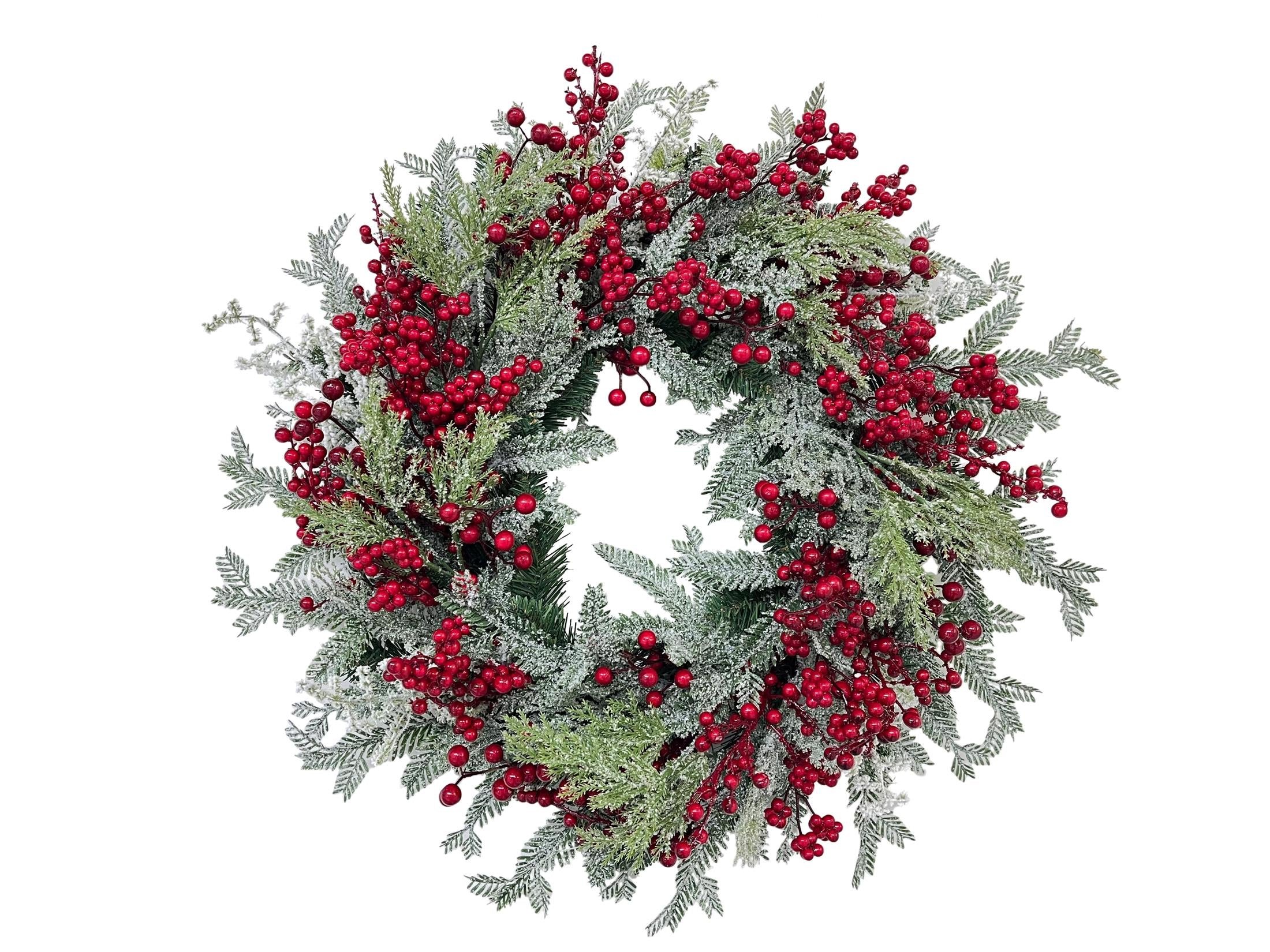 Berry Bloom Wreath, 24"