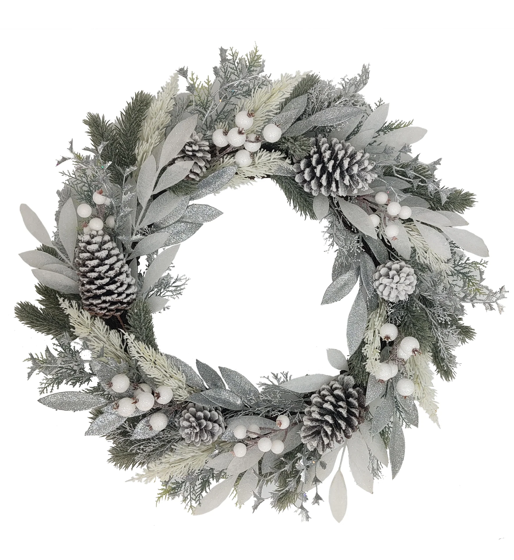 White Pine Essence Wreath, 26"