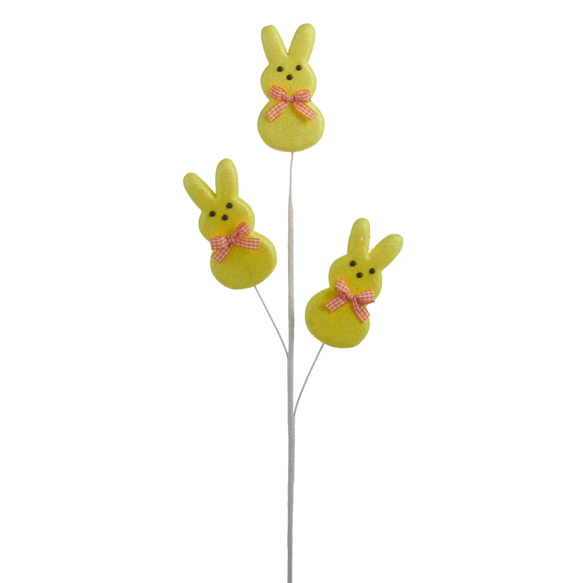 Yellow Easter Bunny Spray, 24"