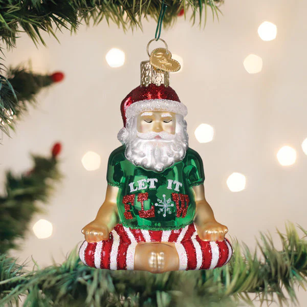 Zen-ta Claus Ornament, 3.75"
